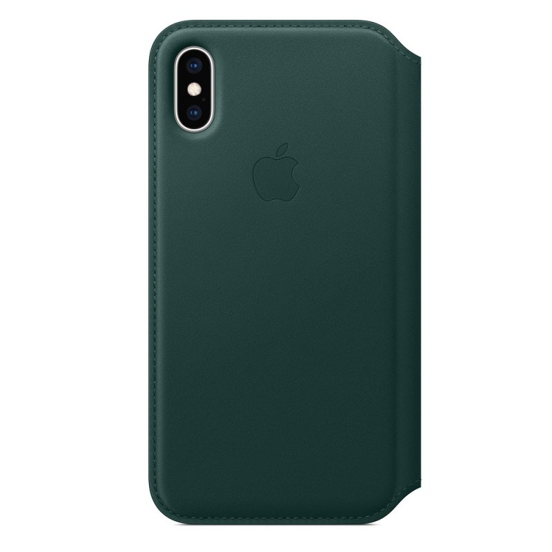 iPhone XS Leather Folio - Forest Green - obrázek produktu