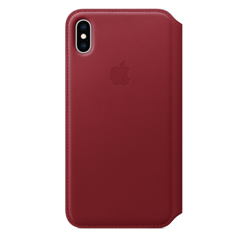 iPhone XS Max Leather Folio - (PRODUCT)RED - obrázek produktu