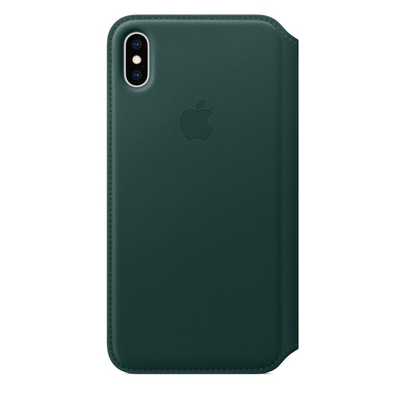 iPhone XS Max Leather Folio - Forest Green - obrázek produktu