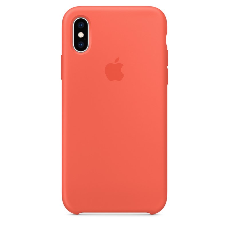 iPhone XS Max Silicone Case - Nectarine - obrázek produktu