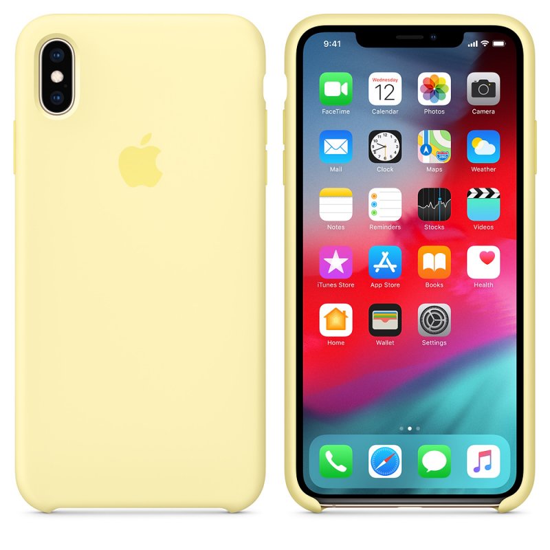 iPhone XS Max Silicone Case - Mellow Yellow - obrázek č. 1