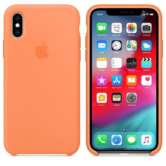 iPhone XS Silicone Case - Papaya - obrázek produktu
