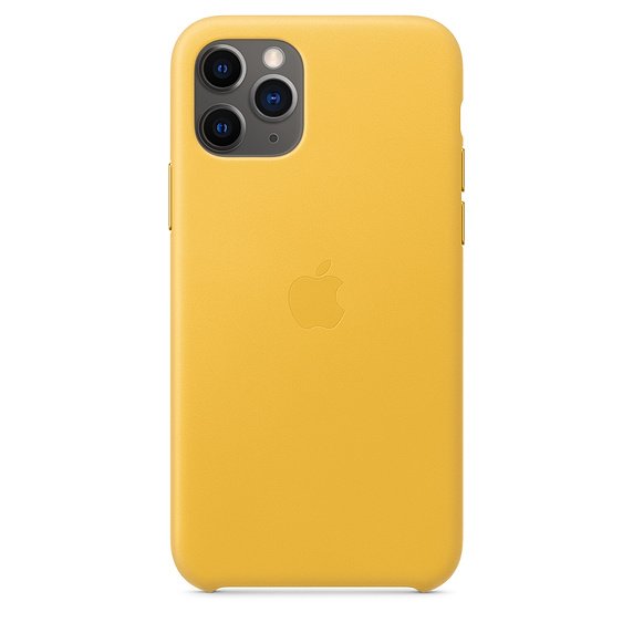 iPhone 11 Pro Leather Case - Meyer Lemon - obrázek produktu