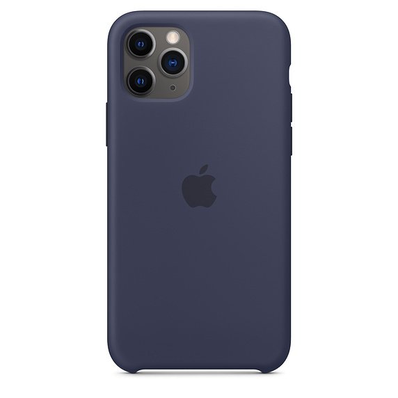 iPhone 11 Pro Max Silicone Case - Midnight Blue - obrázek produktu
