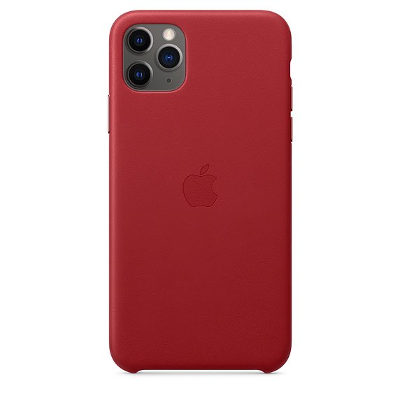 iPhone 11 Pro Max Leather Case - (PRODUCT)RED - obrázek produktu