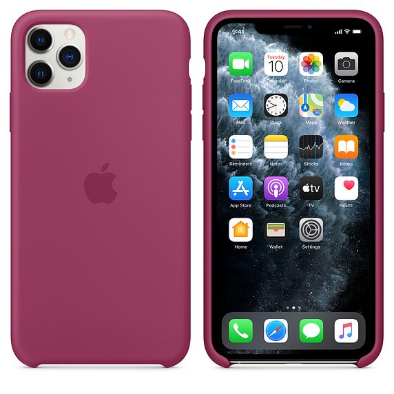 iPhone 11 Pro Max Silicone Case - Pomegranate - obrázek č. 1