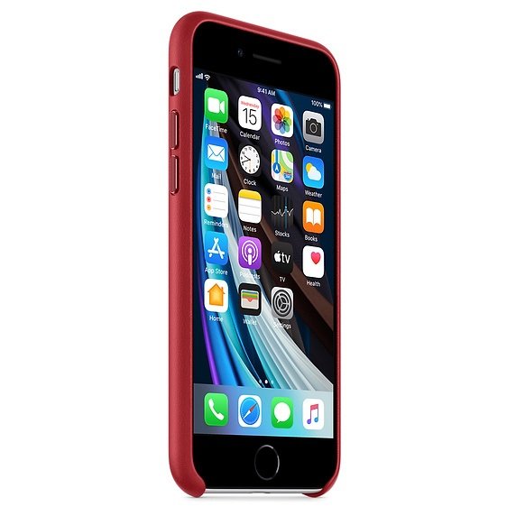 iPhone SE Leather Case - (PRODUCT)RED - obrázek č. 2