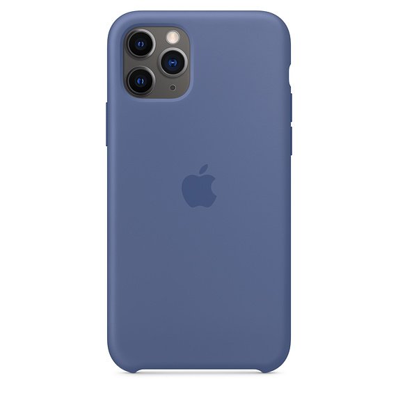 iPhone 11 Pro Silicone Case - Linen Blue - obrázek produktu
