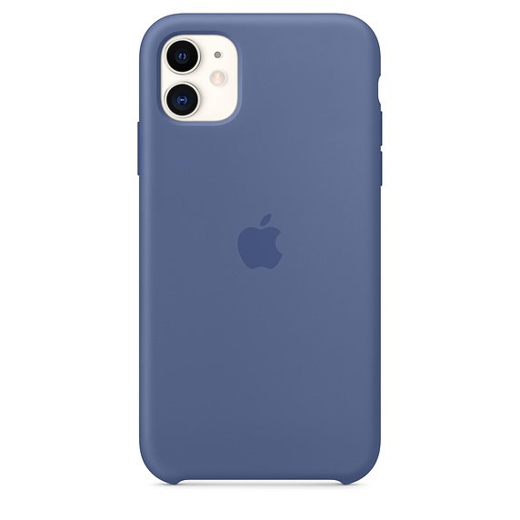 iPhone 11 Silicone Case - Linen Blue - obrázek produktu