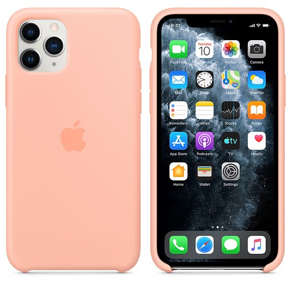 iPhone 11 Pro Silicone Case - Grapefruit - obrázek č. 1