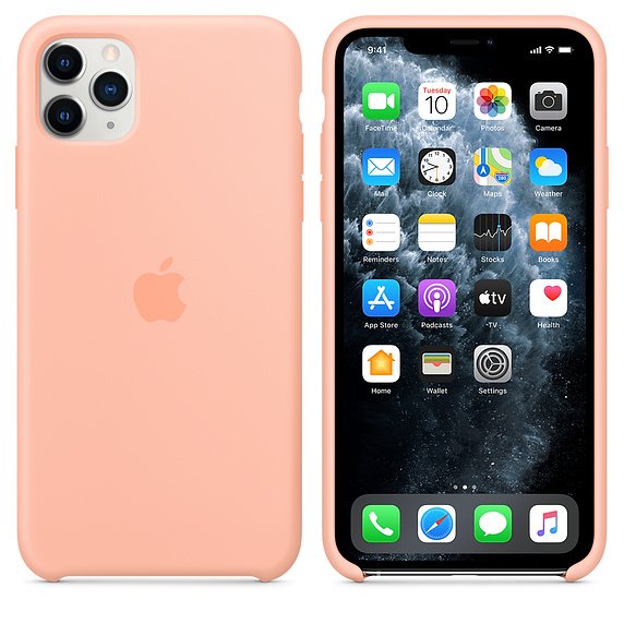 iPhone 11 Pro Max Silicone Case - Grapefruit - obrázek č. 1