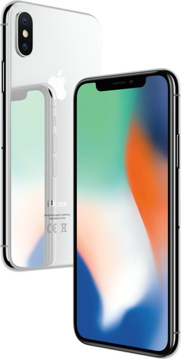 iPhone X 64GB Silver - obrázek produktu
