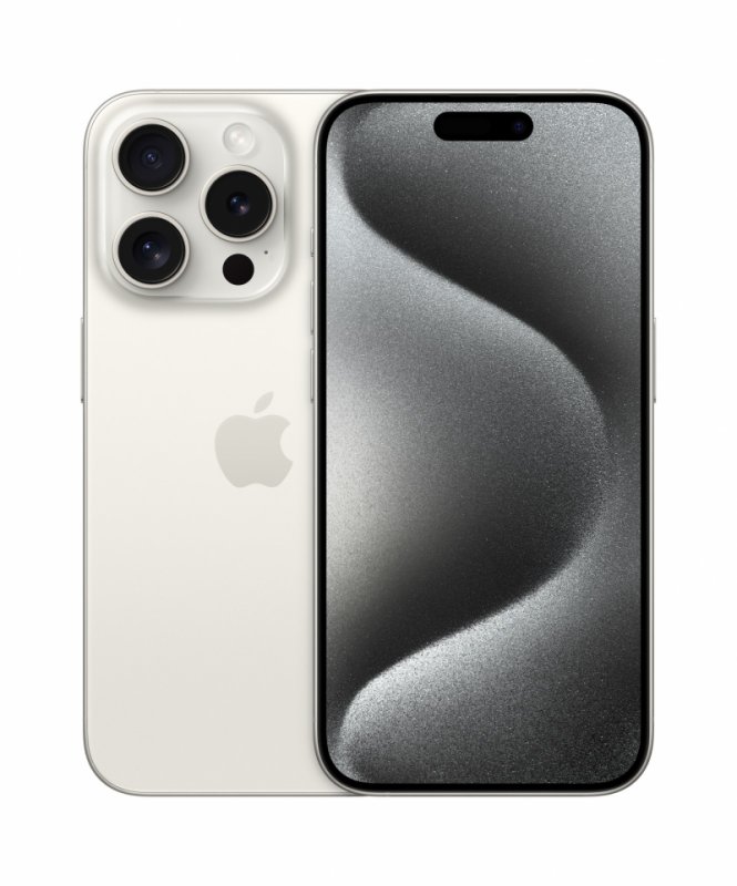 Apple iPhone 15 Pro/ 1TB/ White Titan - obrázek produktu