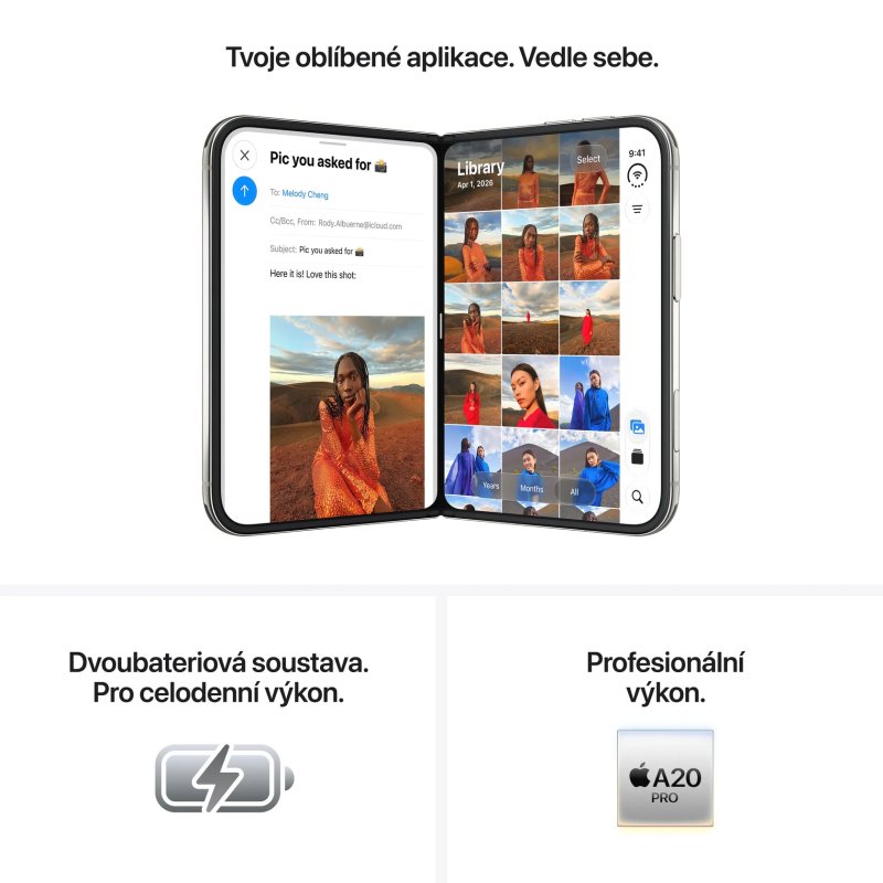 Apple iPhone Duo / 512GB / Nebesky bílá - obrázek č. 6