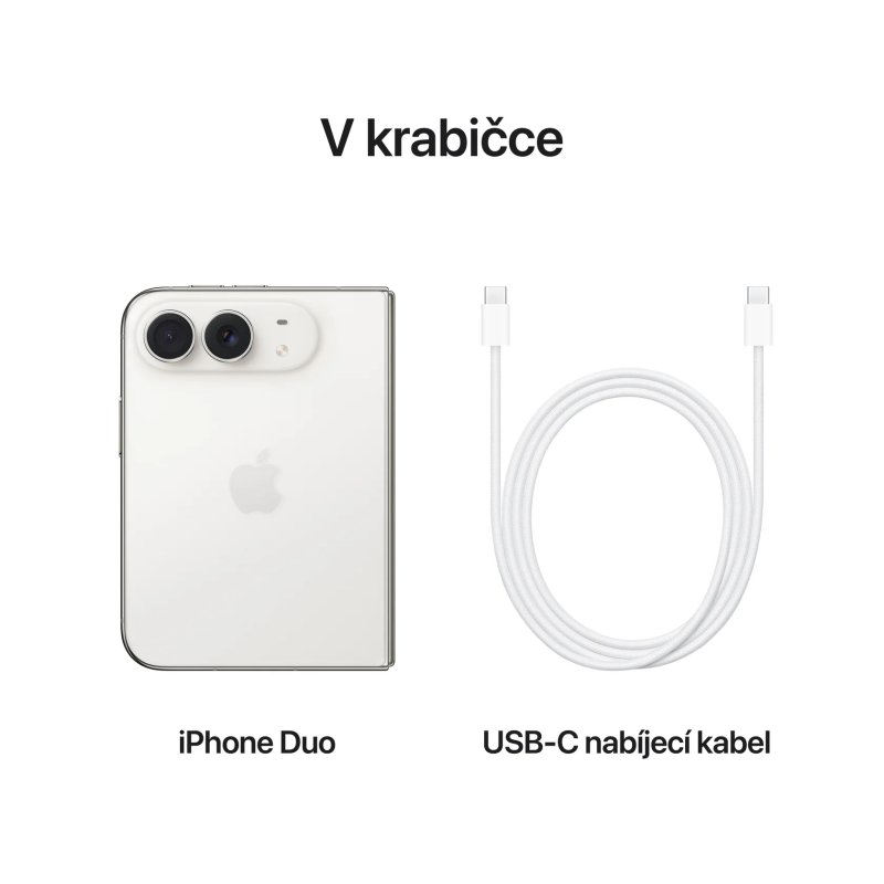 Apple iPhone Duo / 1TB / Nebesky bílá - obrázek č. 2