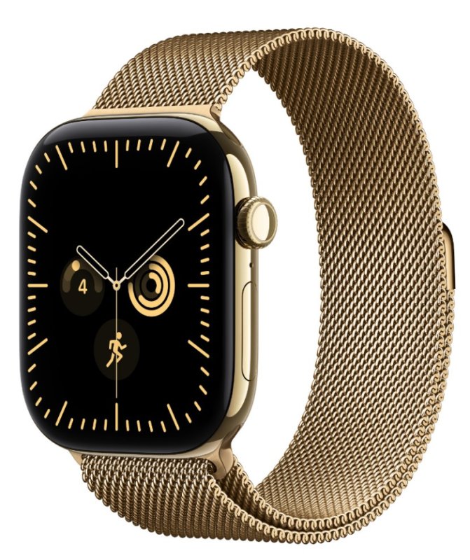 Watch Acc / 46 / Radiant Gold Milanese Loop - M / L - obrázek č. 1