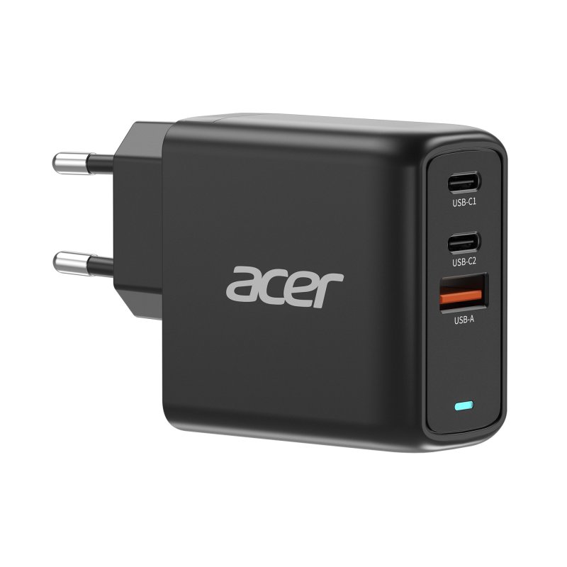Acer GAN 67W PD charger,2xUSB-C,1xUSB-A černý - obrázek produktu