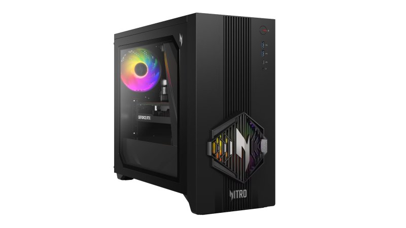 Acer Nitro / N30-100_B850 FR850W / Tower / R5-8500G / 32GB / 1TB / RX 9060XT / W11H - obrázek č. 1