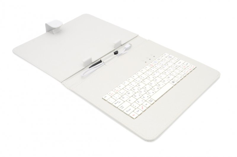AIREN AiTab Leather Case 3 with USB Keyboard 9,7" WHITE (CZ/ SK/ DE/ UK/ US.. layout) - obrázek produktu