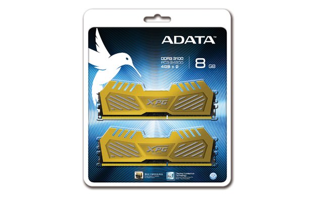 Adata XPG/ DDR3/ 8GB/ 2400MHz/ CL11/ 2x4GB/ Gold - obrázek č. 1