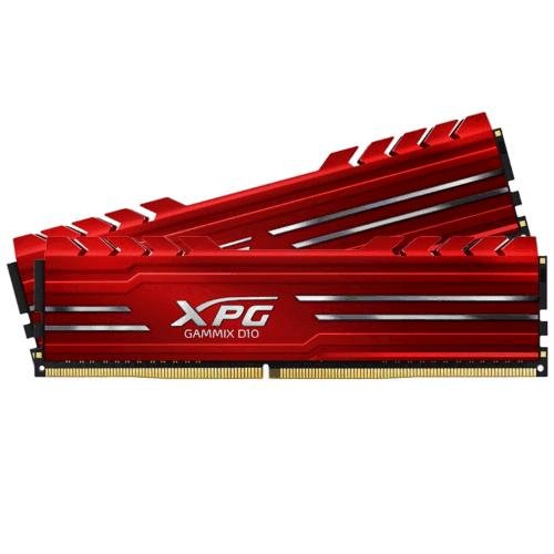 32GB DDR4-3000MHz ADATA XPG GAMMIX  D10 CL16, 2x16GB red - obrázek produktu