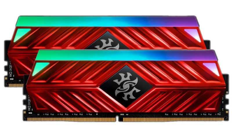 16GB DDR4-2666MHz ADATA XPG D41 RGB CL16, 2x8GB red - obrázek produktu