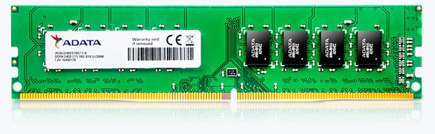 8GB DDR4-2400MHz ADATA CL17 1024x8 - obrázek produktu