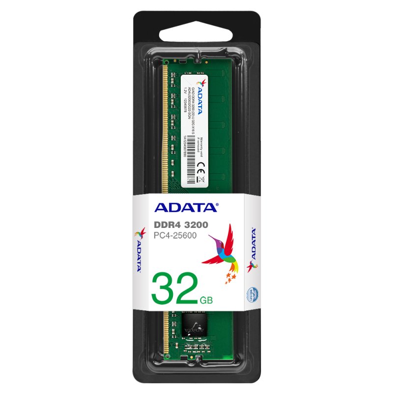 Adata/ DDR4/ 32GB/ 3200MHz/ CL22/ 1x32GB - obrázek č. 1