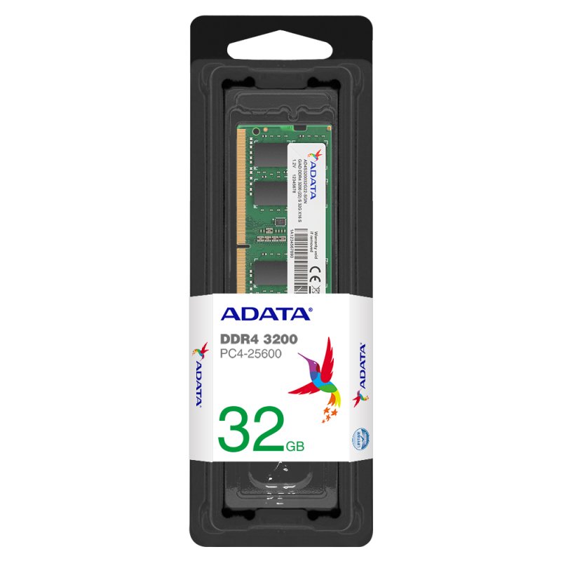 SO-DIMM 32GB DDR4-3200MHz ADATA CL22, 2048x8 - obrázek produktu