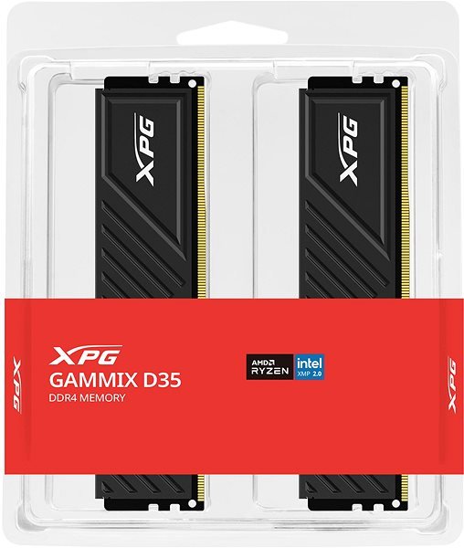 Adata XPG D35/ DDR4/ 16GB/ 3200MHz/ CL16/ 2x8GB/ Black - obrázek č. 2