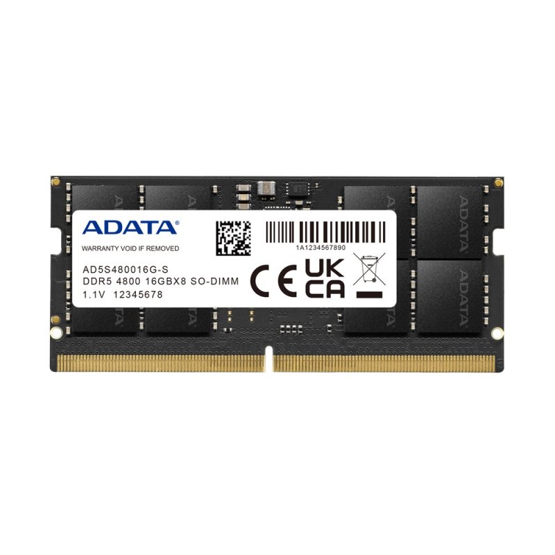 Adata/ SO-DIMM DDR5/ 16GB/ 4800MHz/ CL40/ 1x16GB - obrázek produktu