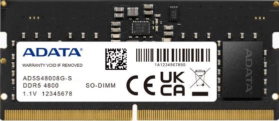 Adata/ SO-DIMM DDR5/ 32GB/ 4800MHz/ CL40/ 1x32GB - obrázek produktu