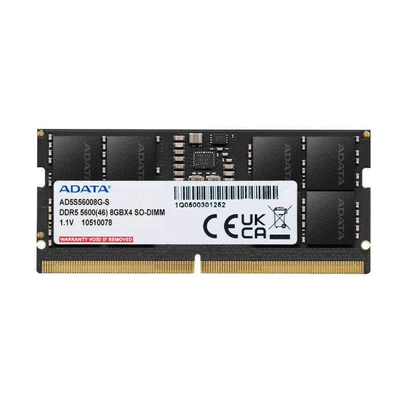 Adata / SO-DIMM DDR5 / 8 / 5600MHz / CL46 / 1x8GB - obrázek produktu