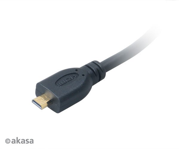 AKASA - HDMI na mikro HDMI adaptér - 25 cm - obrázek č. 2
