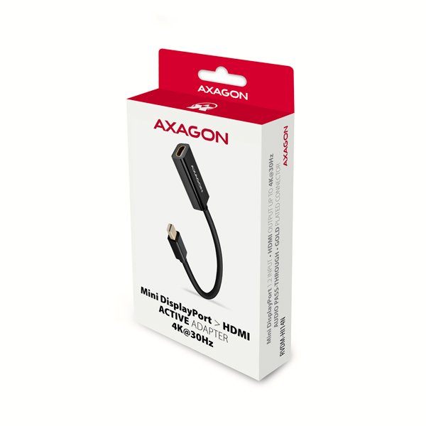 AXAGON RVDM-HI14N, Mini DisplayPort -> HDMI 1.4 redukce /  adaptér, 4K/ 30Hz - obrázek č. 5