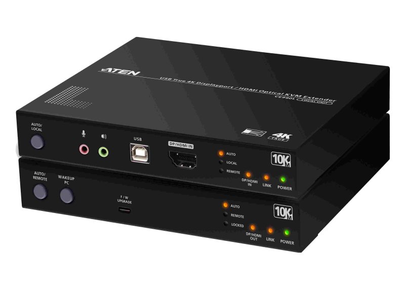ATEN Optický KVM extender,DP / HDMI True 4K@60Hz - obrázek produktu