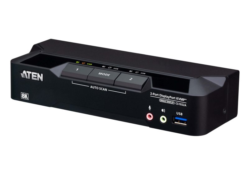 ATEN 2-Port USB 3.0 8K DisplayPort KVMP™ Switch - obrázek produktu