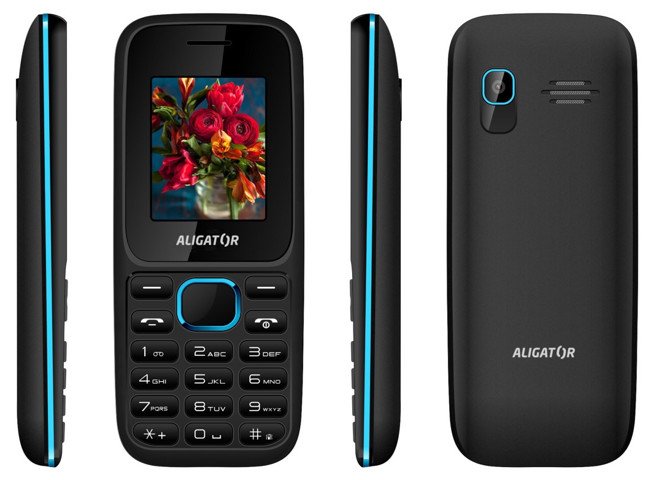 ALIGATOR D200 Dual sim černo-modrý - obrázek produktu