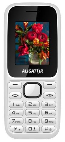 ALIGATOR D200 Dual sim bílo-černý - obrázek produktu