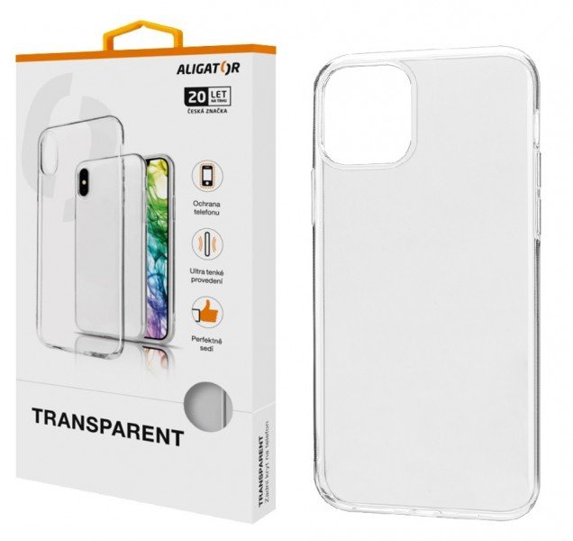 ALIGATOR Pouzdro Transparent Apple iPhone 11 Pro MAX - obrázek produktu