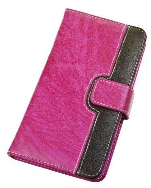 Pouzdro BOOK CHEERY vel. XL (5-5,5 inch) růžové - obrázek produktu