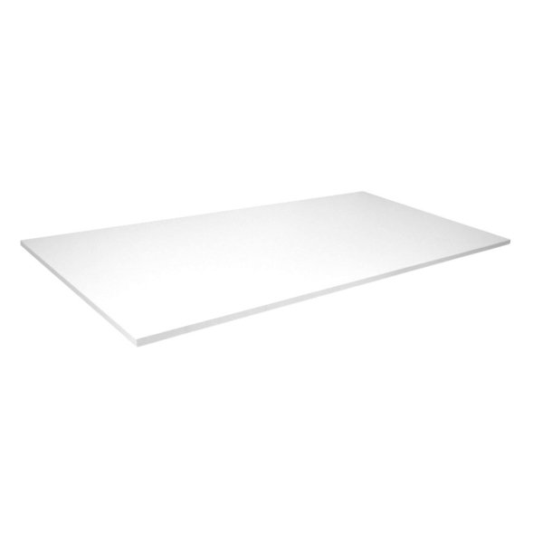 Stolová deska BR168BL, 1600 x 800 x 25 mm bílá pro výškově stavitelné podnože Brateck - obrázek č. 1