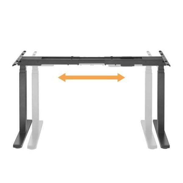 Výškově stavitelná stolová podnož Brateck M08-23DE 2 motory rozsah 620-1280 mm nosnost 100 kg - obrázek č. 4