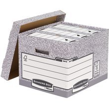 Archivační kontejner Fellowes Bankers Box FAST Fold, samostatné víko (10ks) - obrázek produktu