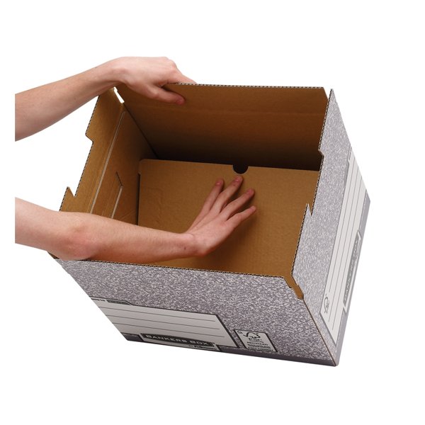 Archivační kontejner Fellowes Bankers Box FAST Fold, samostatné víko (10ks) - obrázek č. 2