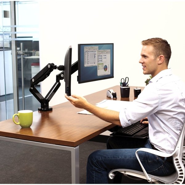 Držák monitoru Fellowes Platinum 2 ramena vedle sebe - obrázek č. 6