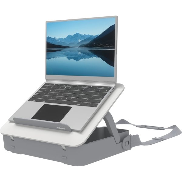 Kufřík a podložka pod notebook Fellowes BREYTA bílý - obrázek č. 1