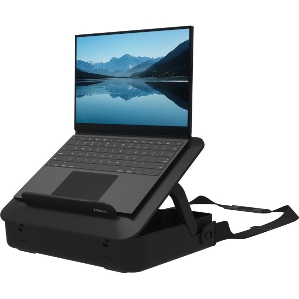 Kufřík a podložka pod notebook Fellowes BREYTA černý - obrázek č. 1