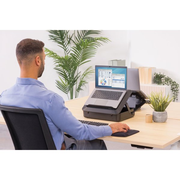 Kufřík a podložka pod notebook Fellowes BREYTA černý - obrázek č. 4