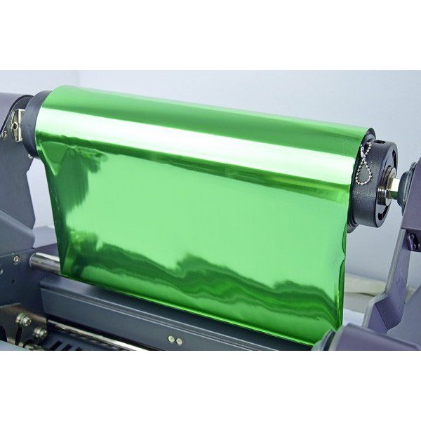 INTEC tonerová efektová fólie na roli 320 mm x 300 m metalická zelená 3" - obrázek č. 1